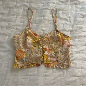 American eagle cropped tank top, size medium